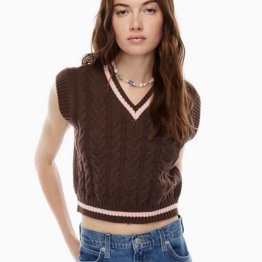 Aritzia Sunday Best ‘Winston’ Sweater Vest size Large